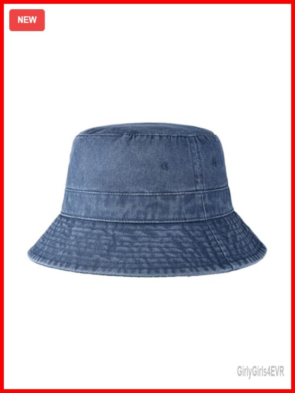 Cotton Bucket Hat - Adjustable Sun Hat for Beach, Golf, Fishing, Outdoor